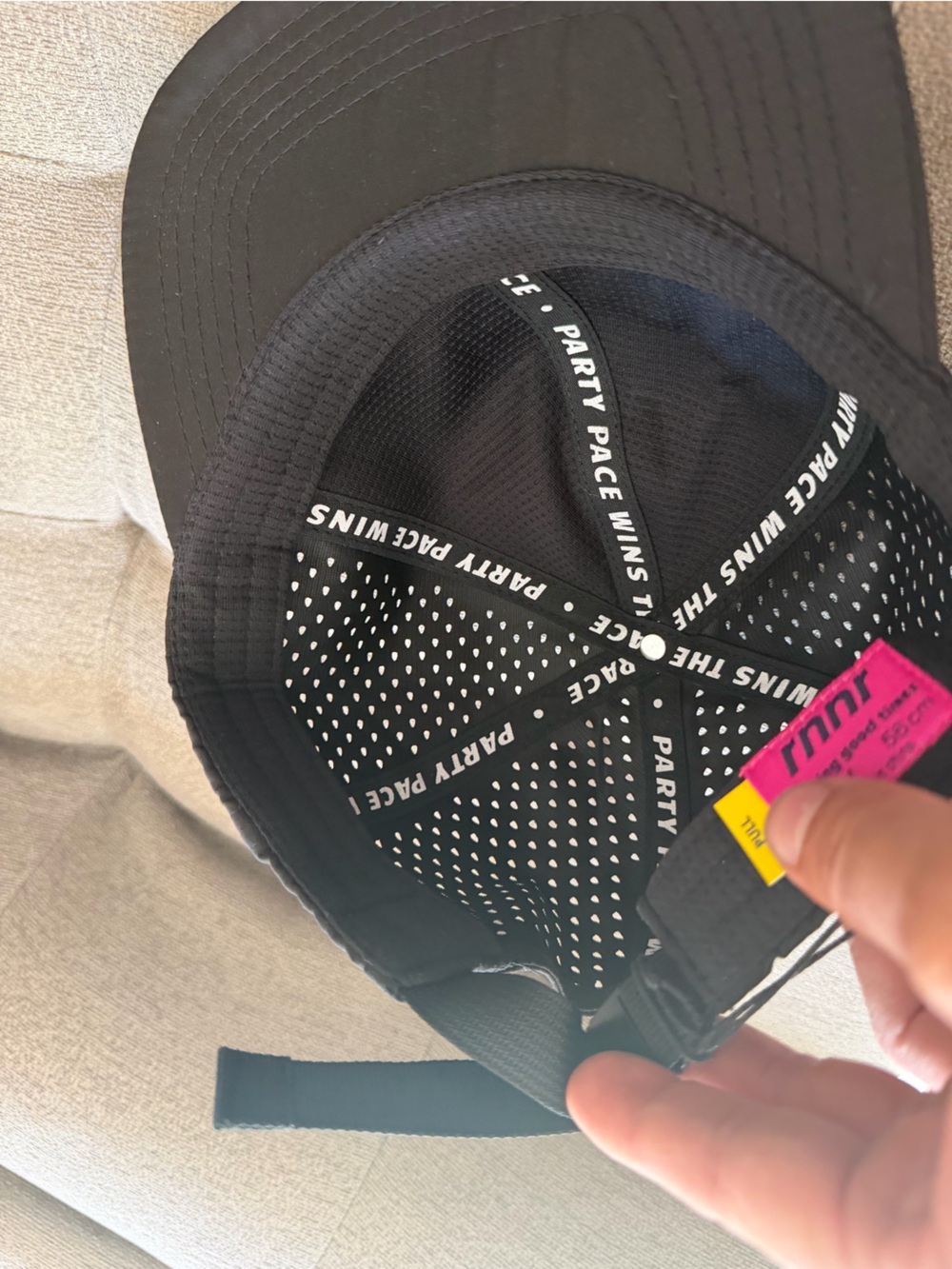 Rnnr Jack Rabbit Crew Hat Running Athletic Cap - Picture 8 of 12